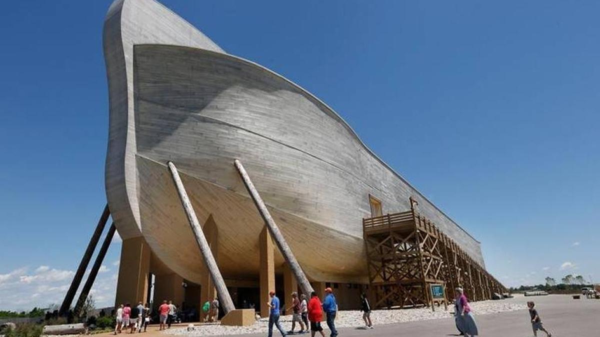 The Ark Encounter in Williamstown features a Noah’s Ark that was built based on dimensions given in the Bible. It is 510 feet long, 85 feet wide and 51 feet high. Ark Encounter is about to celebrate a year of operation.