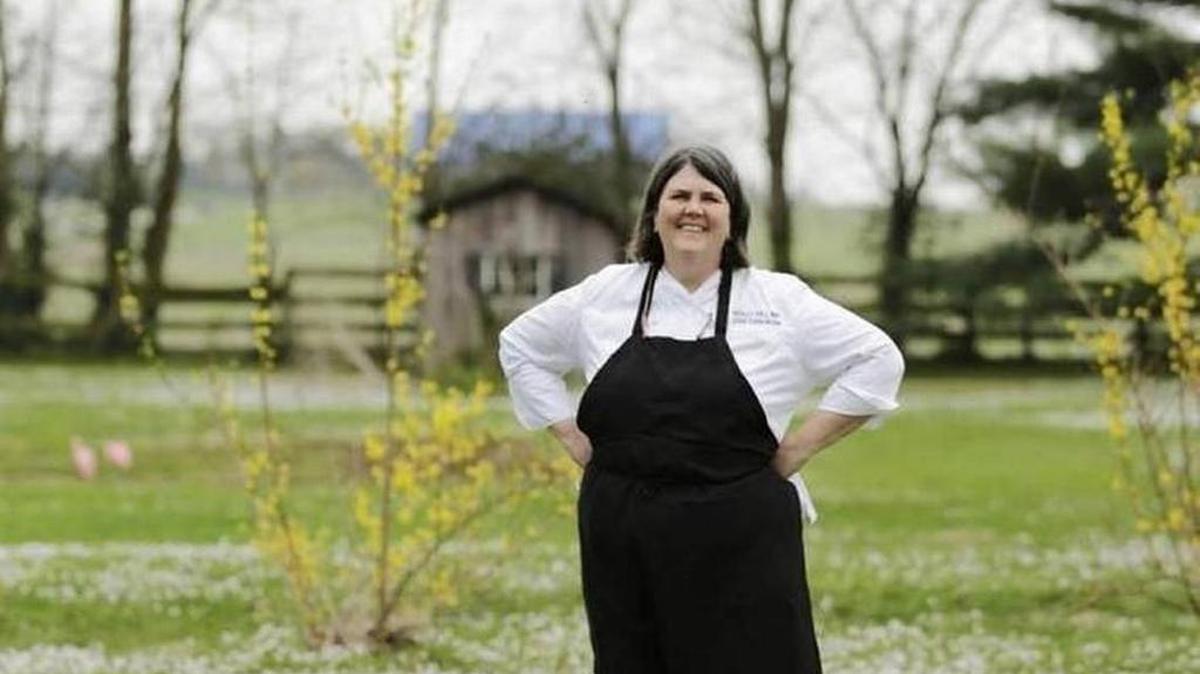 Chef Ouita Michel who has opened several Central Kentucky restaurants — including Holly Hill Inn in Midway, Honeywood at the Summitt and the new Zim’s Cafe in the newly renovated old courthouse — is a six-time finalist for the James Beard Award.