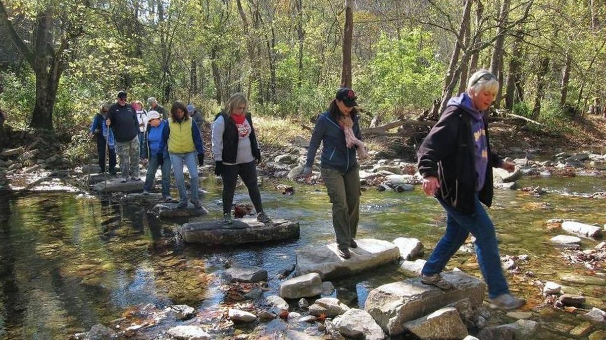 Lower Howard’s Creek Nature and Heritage Preserve, a success story for the state conservation fund, is a popular place for hiking. It is only a 30-minute drive from downtown Lexington.
