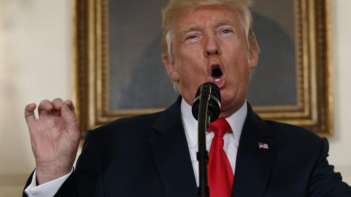 President Donald Trump on Aug. 14 spoke about the deadly white supremacist rally in Charlottesville, Va.