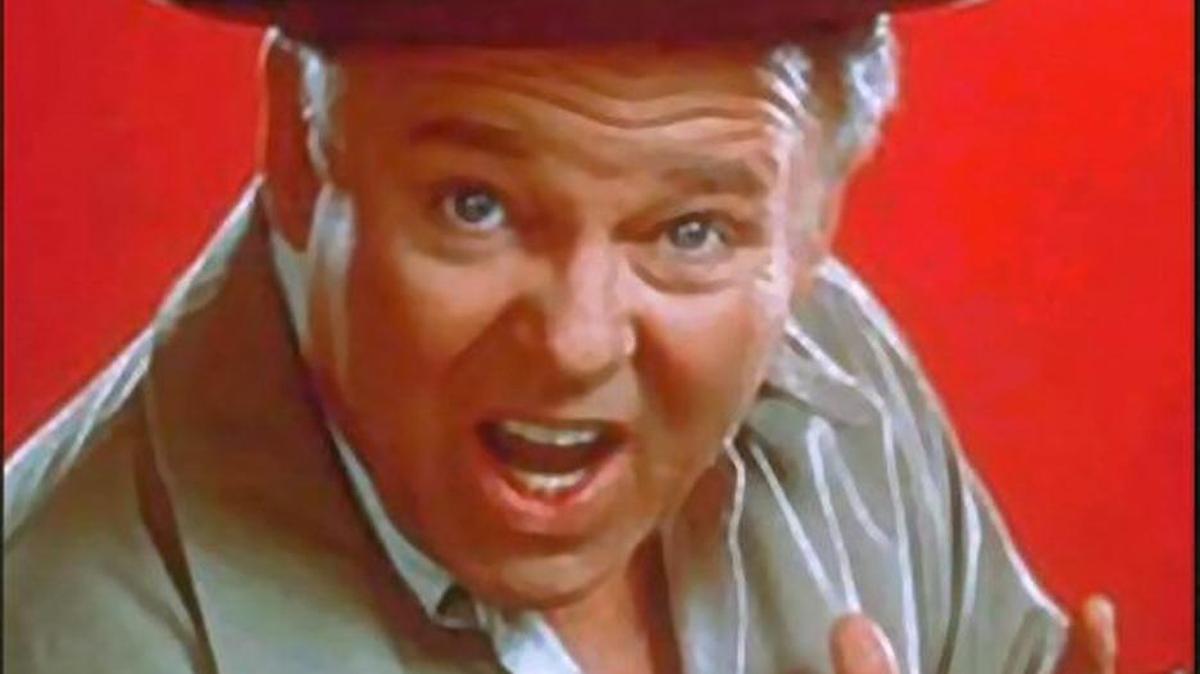 Actor Carroll O’Connor as Archie Bunker