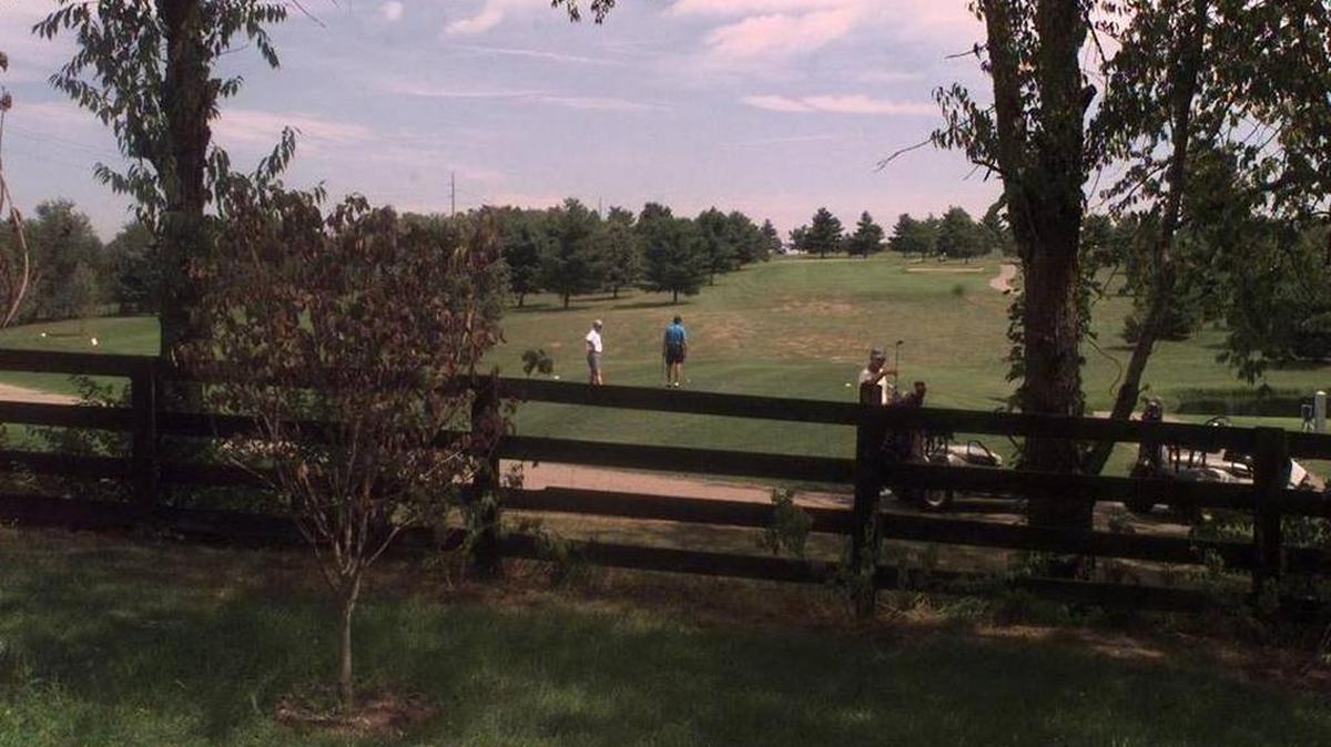 The 17th tee on Lakeside Golf Course in Lexington