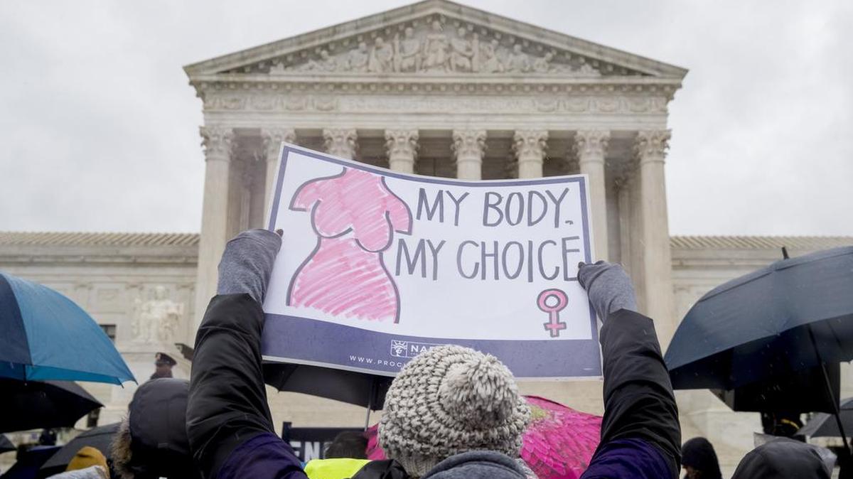 A March 2018 rally outside the U.S. Supreme Court