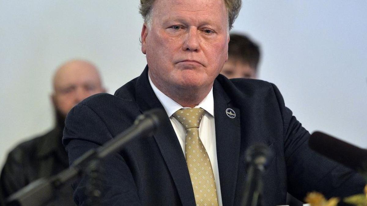 With friends and family standing behind him at his Louisville church on Dec. 12, Rep. Dan Johnson rebutted various reported allegations, including sexual abuse. He committed suicide days later.