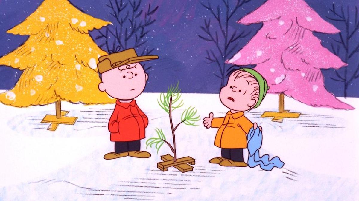 Charlie Brown and Linus in a scene from “A Charlie Brown Christmas.”