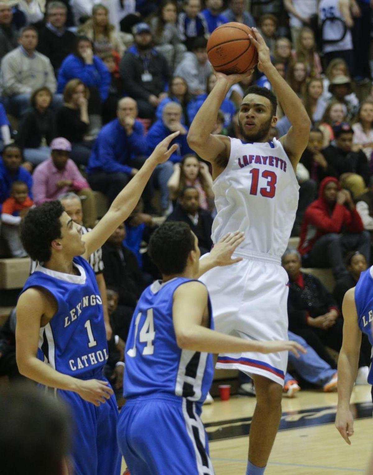 Jackson Davis posted 32 points and 31 rebounds as his Lafayette High School team defeated Lexington Catholic 83-80 to win the 43rd District Tournament championship in 2014. “I’m challenging him,” EKU head coach Dan McHale said of the transfer from Butler. “Look, if you want to help this team and reintroduce yourself to the basketball world ... go get double-doubles.”