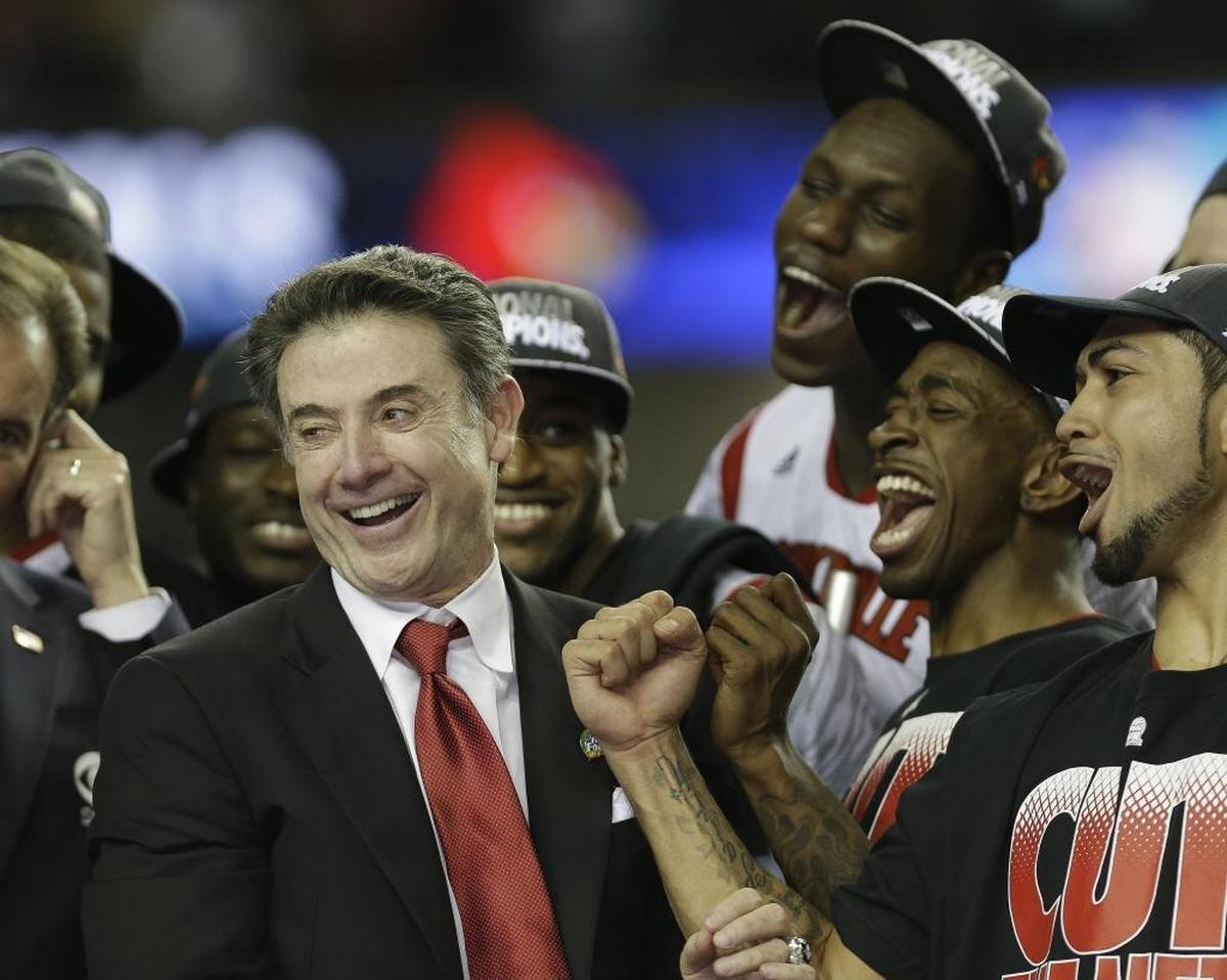 Rick Pitino won a national championship at Louisville in 2013, a title the NCAA forced the school to vacate as a result of the school’s stripper scandal.