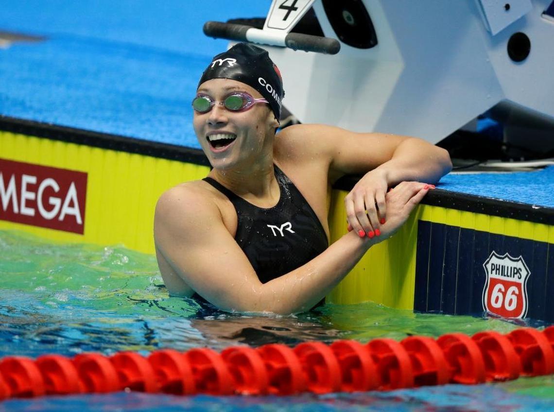 Former Louisville Cardinals swimming star Mallory Comerford won two NCAA championships in her senior season at U of L in 2019.