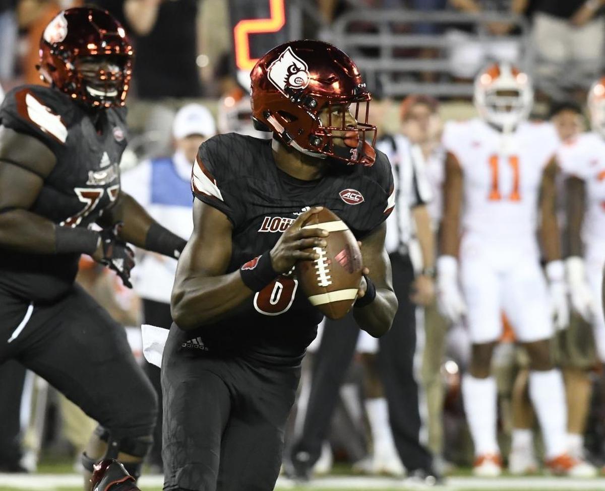 Lamar Jackson misfired on his first four passes, sailing several high above intended receivers on Saturday night.