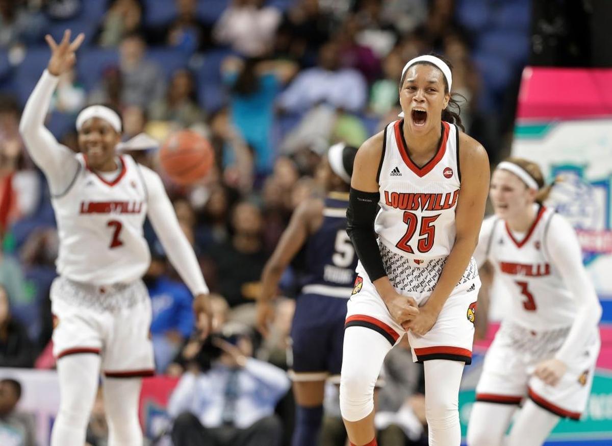 Last season, star guard Asia Durr (25) led Louisville to its third all-time appearance in the NCAA women’s basketball Final Four.