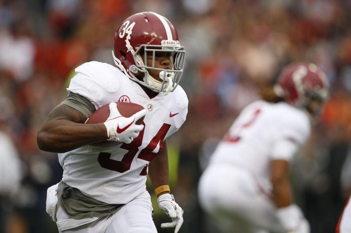 Alabama running back Damien Harris, the former Madison Southern star, is among the top in-state players who "got away" from the University of Kentucky during the Mark Stoops coaching era.