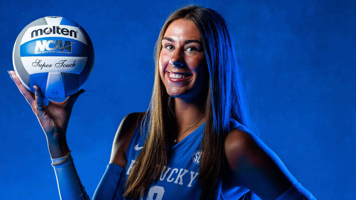Photo: kentucky.com Morgan Gaerte, who played her first two seasons of collegiate volleyball at Notre Dame, transferred to Kentucky in the