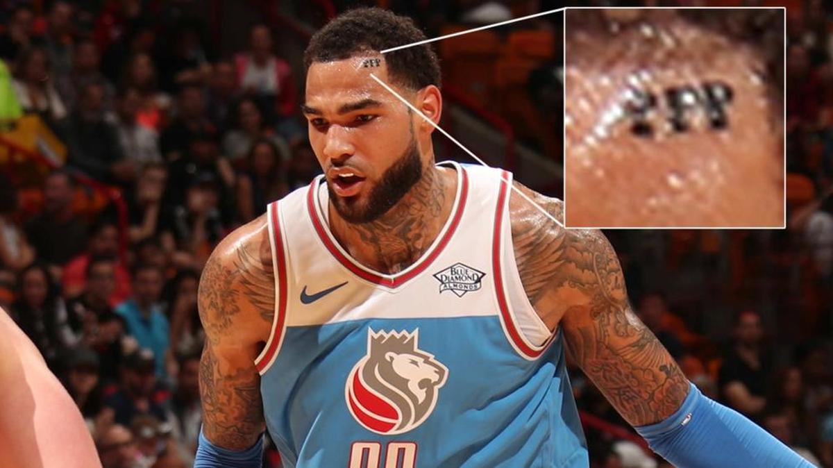 An up-close view of Willie Cauley-Stein’s latest tattoo.