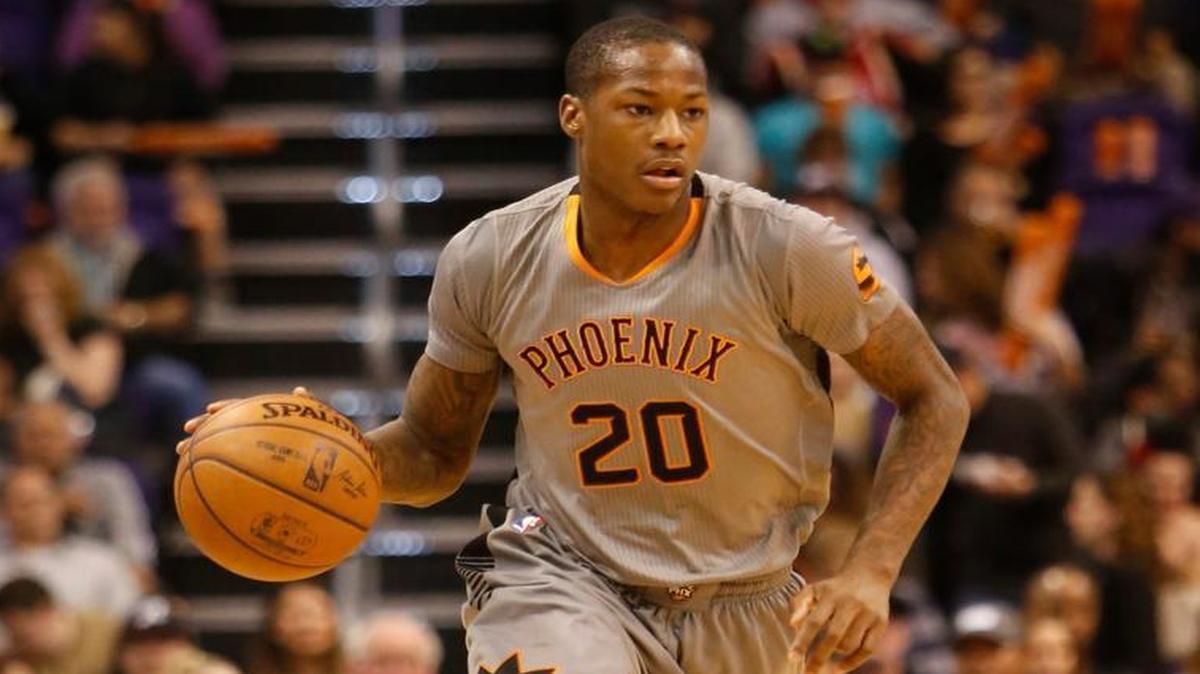 Phoenix Suns guard Archie Goodwin (20) in the first quarter during an NBA basketball game against the Houston Rockets, Thursday, Feb. 4, 2016, in Phoenix.