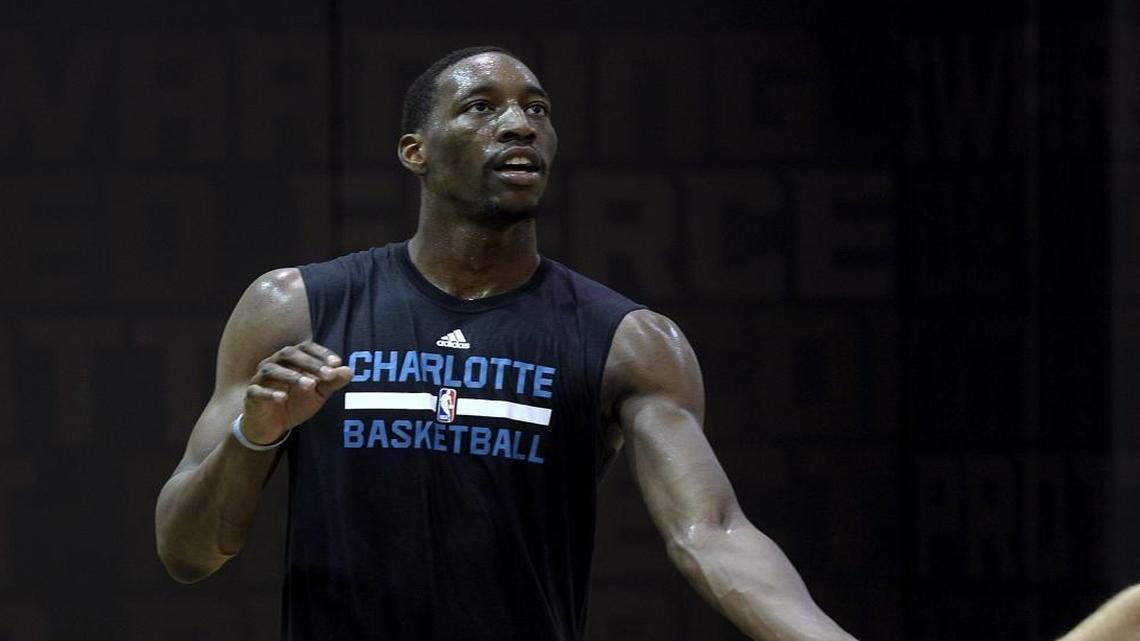 Bam Adebayo made 13 of 25 three-point attempts during a workout with the Charlotte Hornets over the weekend.