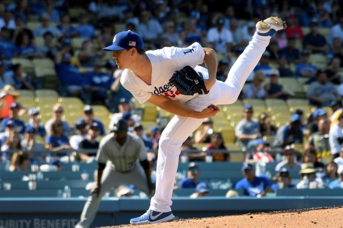 Former Henry Clay pitching star Walker Buehler was slated to make his first major-league start for the Los Angeles Dodgers Monday night.