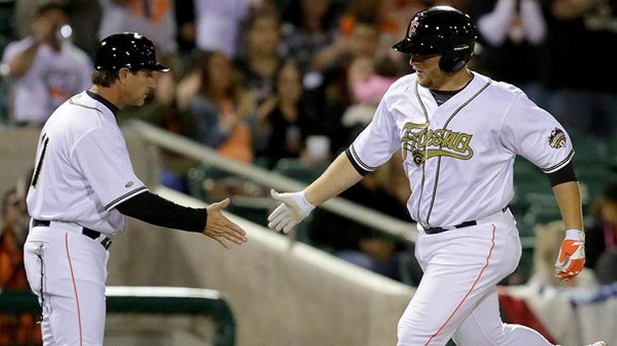 AJ Reed hit the game-winning home run in Fresno’s win Friday night