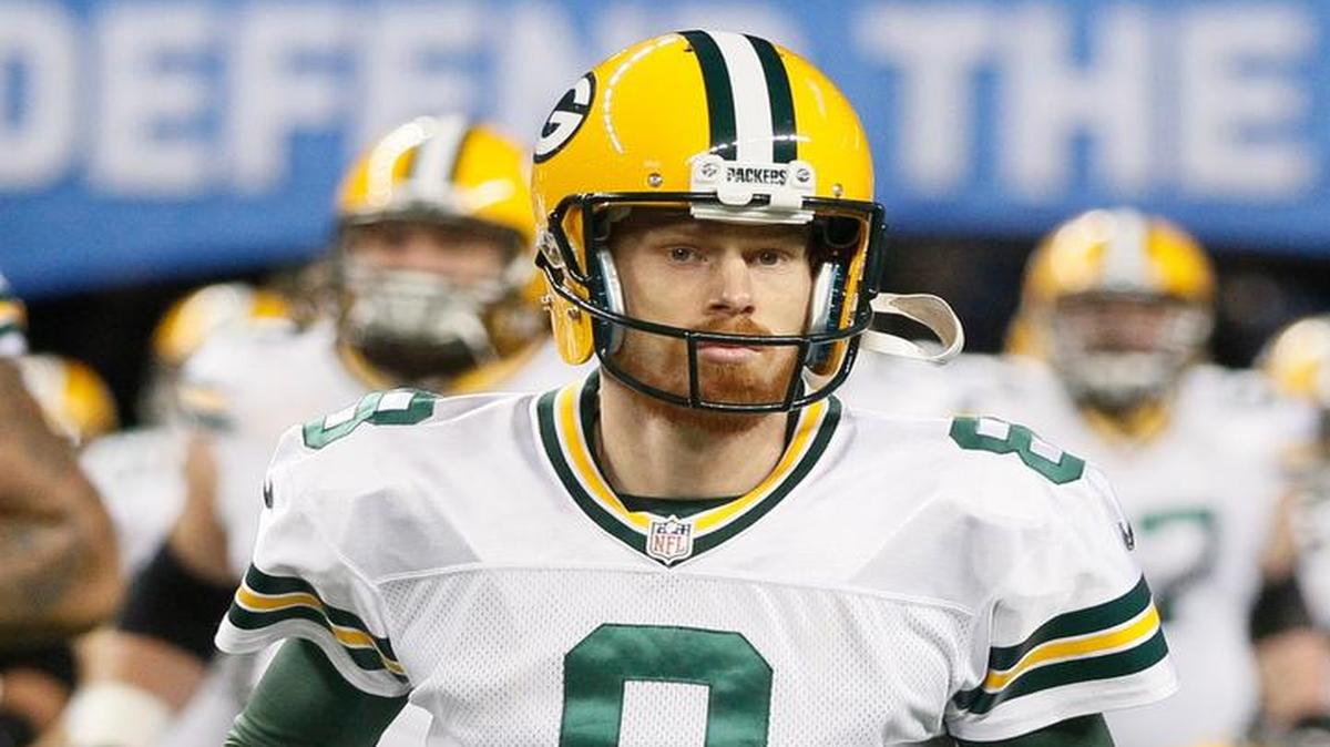 The Green Bay Packers' Tim Masthay ran on to the field before the team’s game against the Detroit Lions on Dec. 3, 2015, in Detroit.