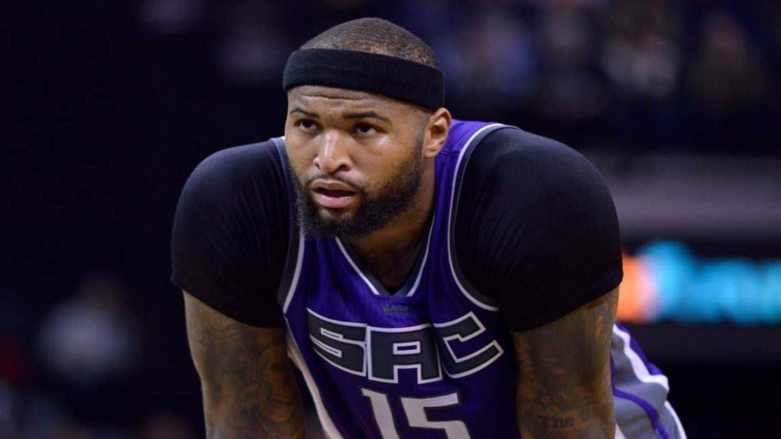 Sacramento Kings forward DeMarcus Cousins (15) plays in the second half of an NBA basketball game against the Memphis Grizzlies Friday, Jan. 20, 2017, in Memphis.