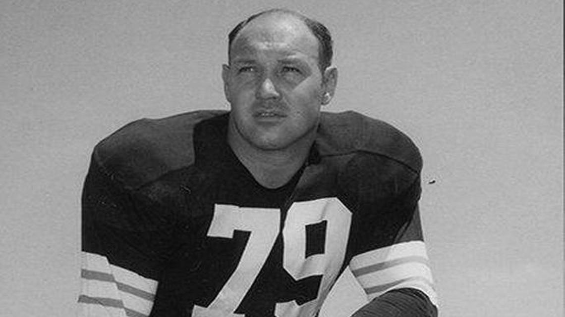 Bob Gain played for the Cleveland Browns from 1952 to 1964 and part of three NFL championship teams.