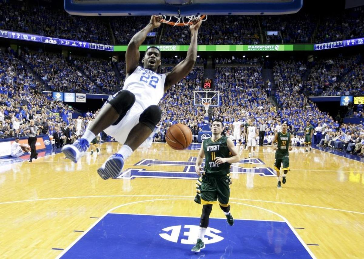 Alex Poythress (22) was the first player John Calipari signed out of high school at Kentucky who finished his eligibility in a UK uniform.
