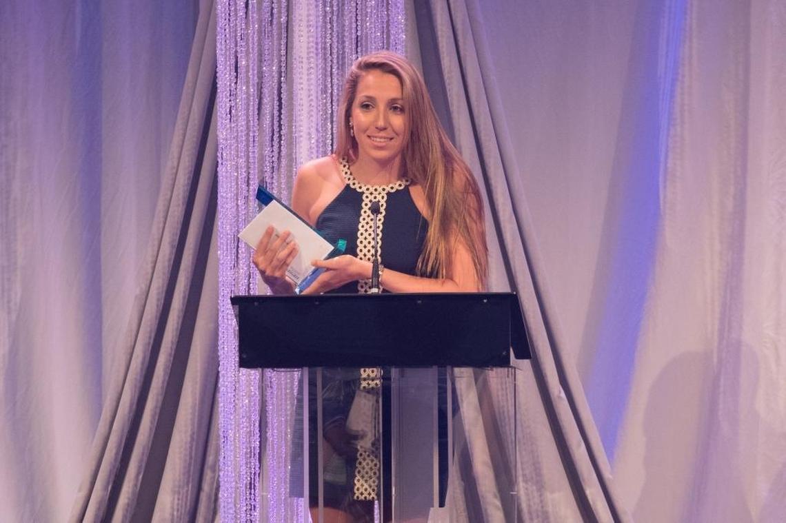 Danielle Galyer was named UK’s Scholar Athlete of the Year during the 2017 CATSPY Awards in April.