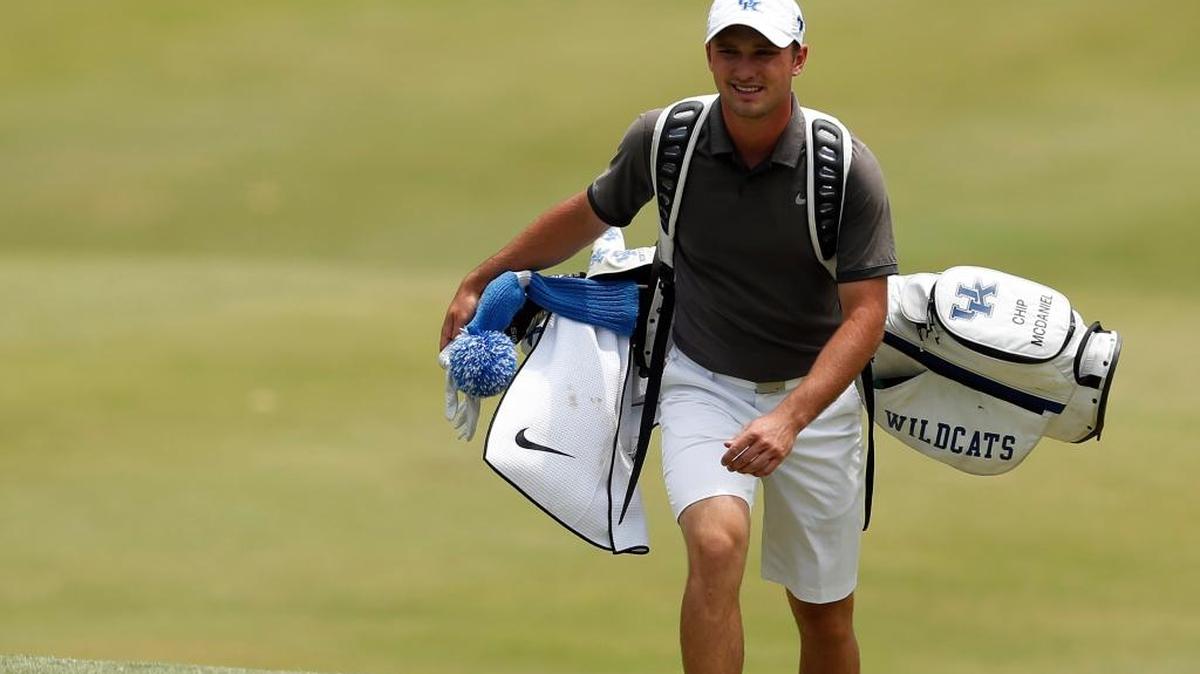 Kentucky's Tyler "Chip" McDaniel competed in the first round of the NCAA regional in Tuscaloosa, Ala., on May 16.