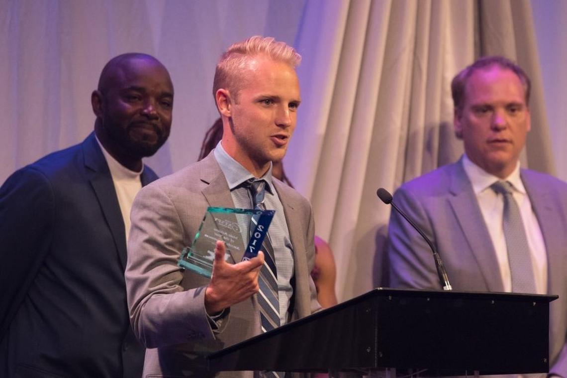 Jacob Thomson won Male Athlete of the Year at the annual CATSPY Awards held in April. Thomson will look to add an NCAA championship to his list of accomplishments on Wednesday night.