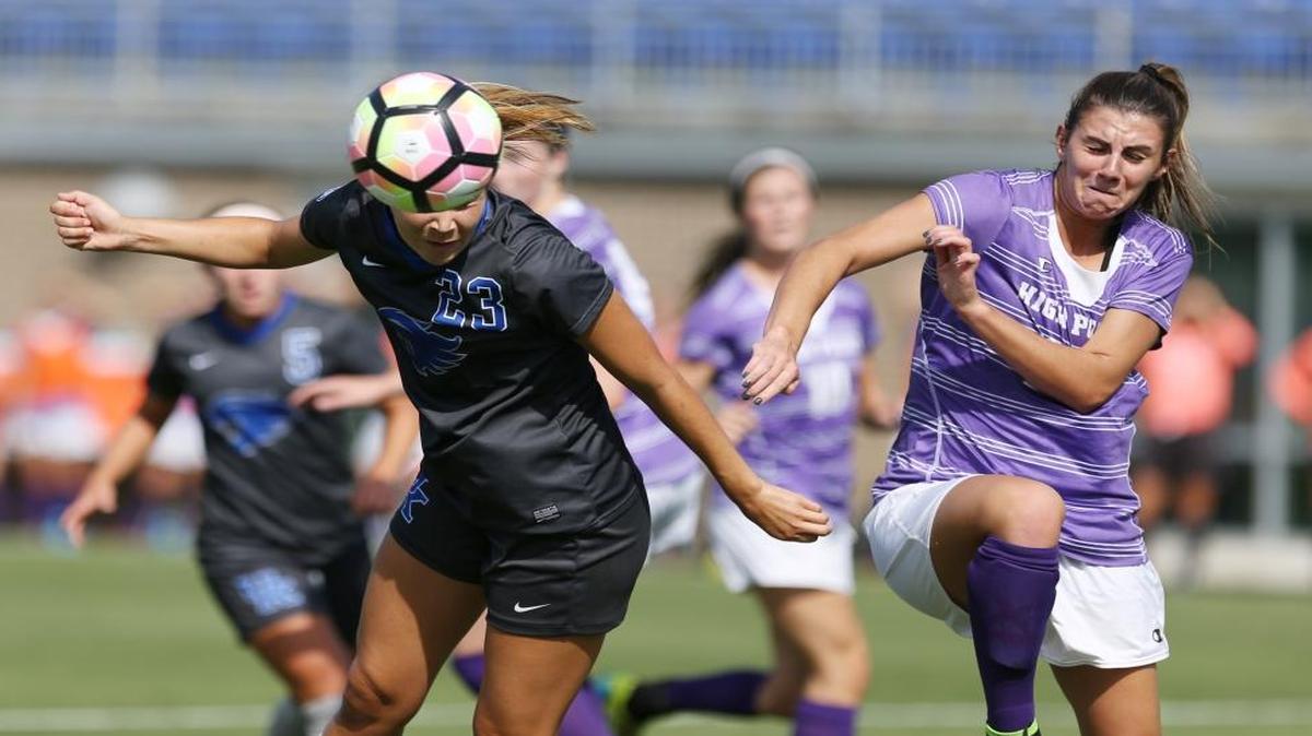 Kentucky’s Tanya Samarzich competed against High Point in women’s soccer on Sunday in Lexington.