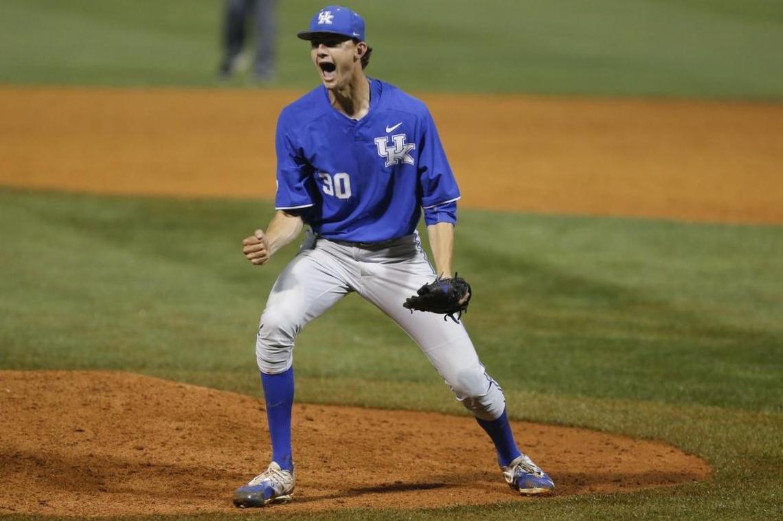 Sean Hjelle last season became the first UK player ever to be named Southeastern Conference Pitcher of the Year.