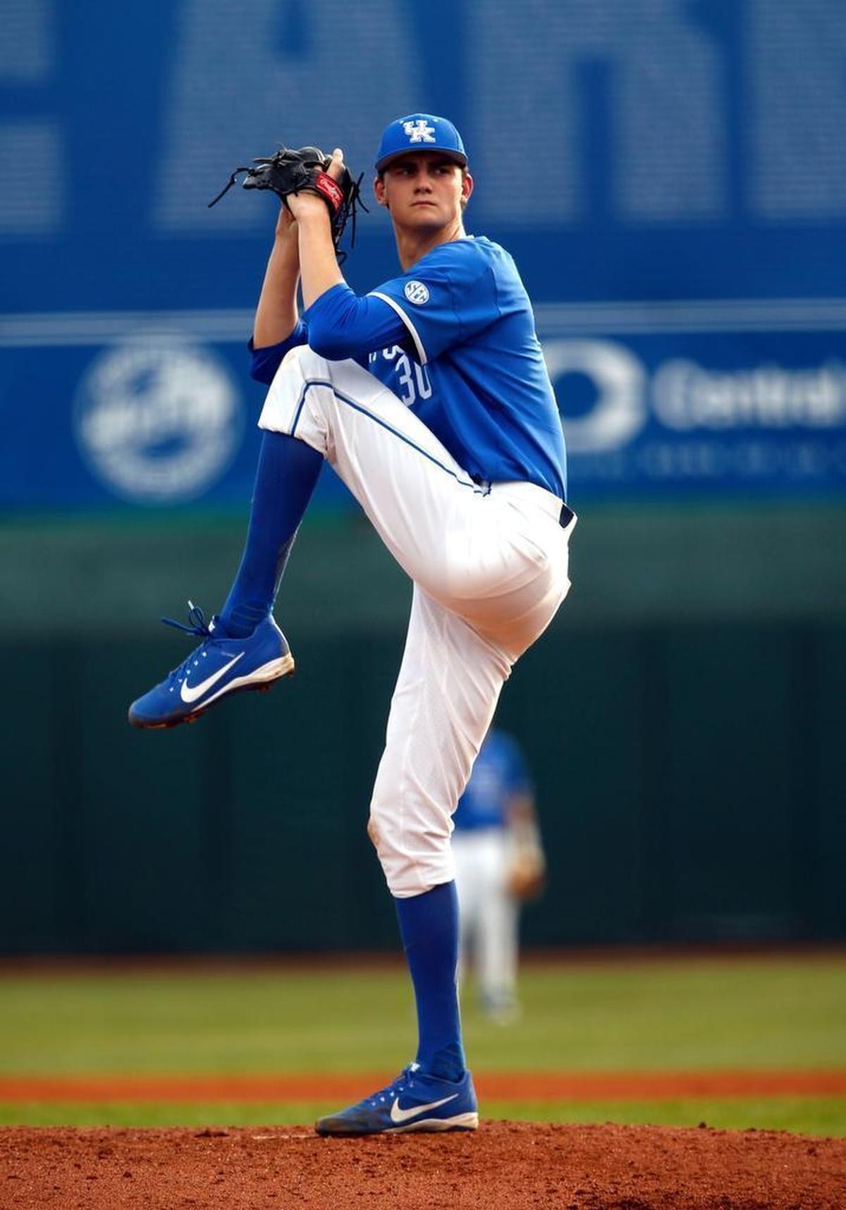 University of Kentucky starting pitcher Sean Hjelle was drafted in the second round by the San Francisco Giants in the MLB amateur draft in early June and signed with a $1,500,000 bonus.