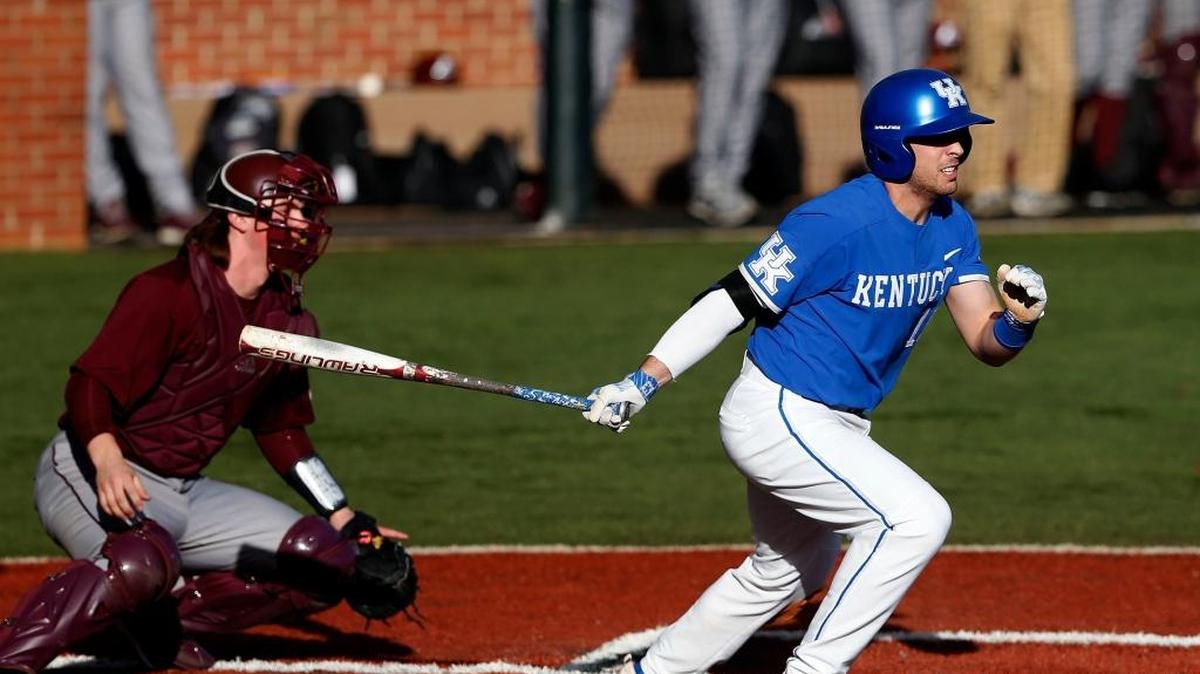 Kentucky’s Troy Squires hit an RBI double in the bottom of the second inning against Eastern Kentucky.
