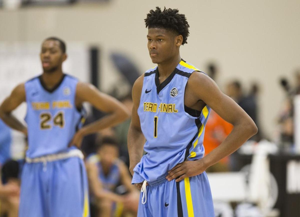 Duke freshman Cameron Reddish, shown playing for Team Final in summer play, was the number three-ranked prospect in the class of 2018 by Rivals.com.