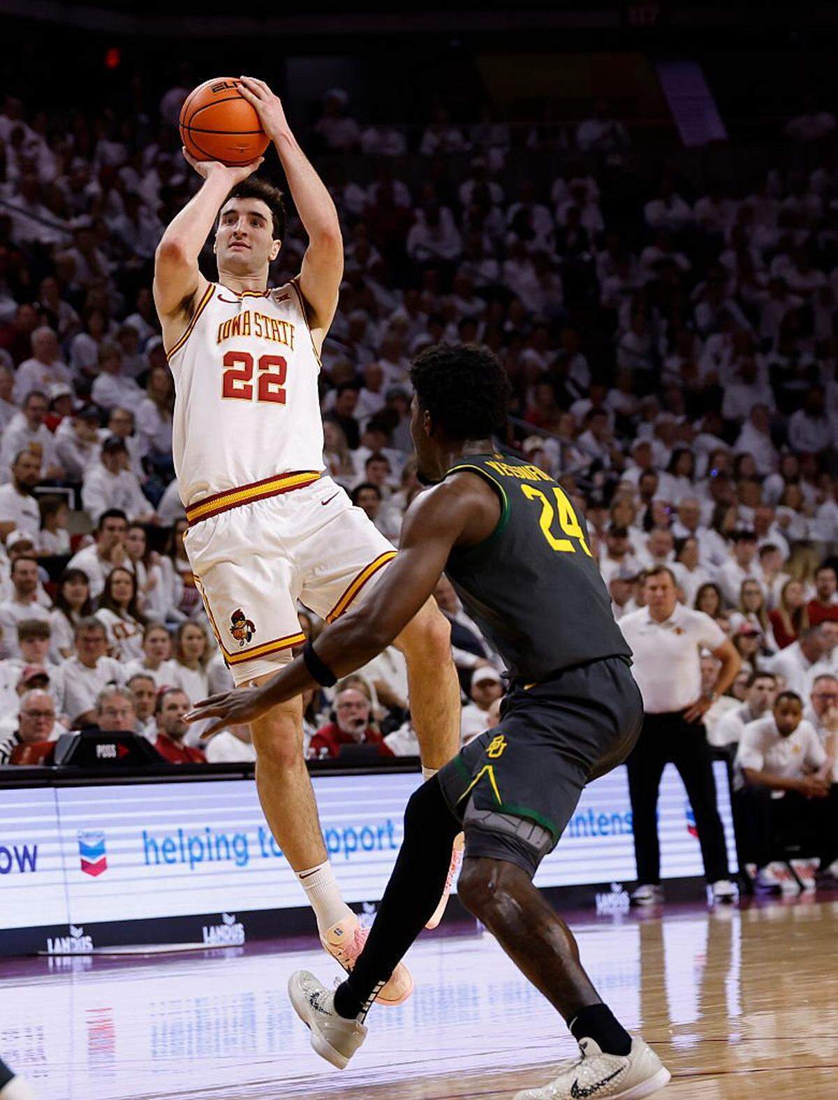 Milan Momcilovic shot 48.7% from 3-point range as a junior at Iowa State last season.
