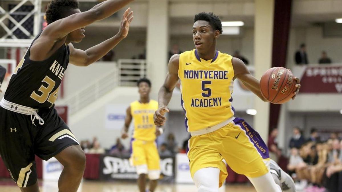 No. 1 basketball recruit R.J. Barrett is entering is final season at Montverde Academy in Florida.