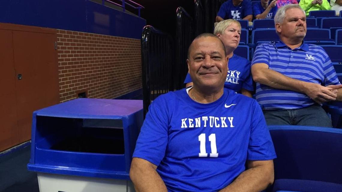 Randy Mulder prepared to watch his son, Mychal, play in Kentucky’s season opener against Stephen F. Austin on Friday night in Rupp Arena.