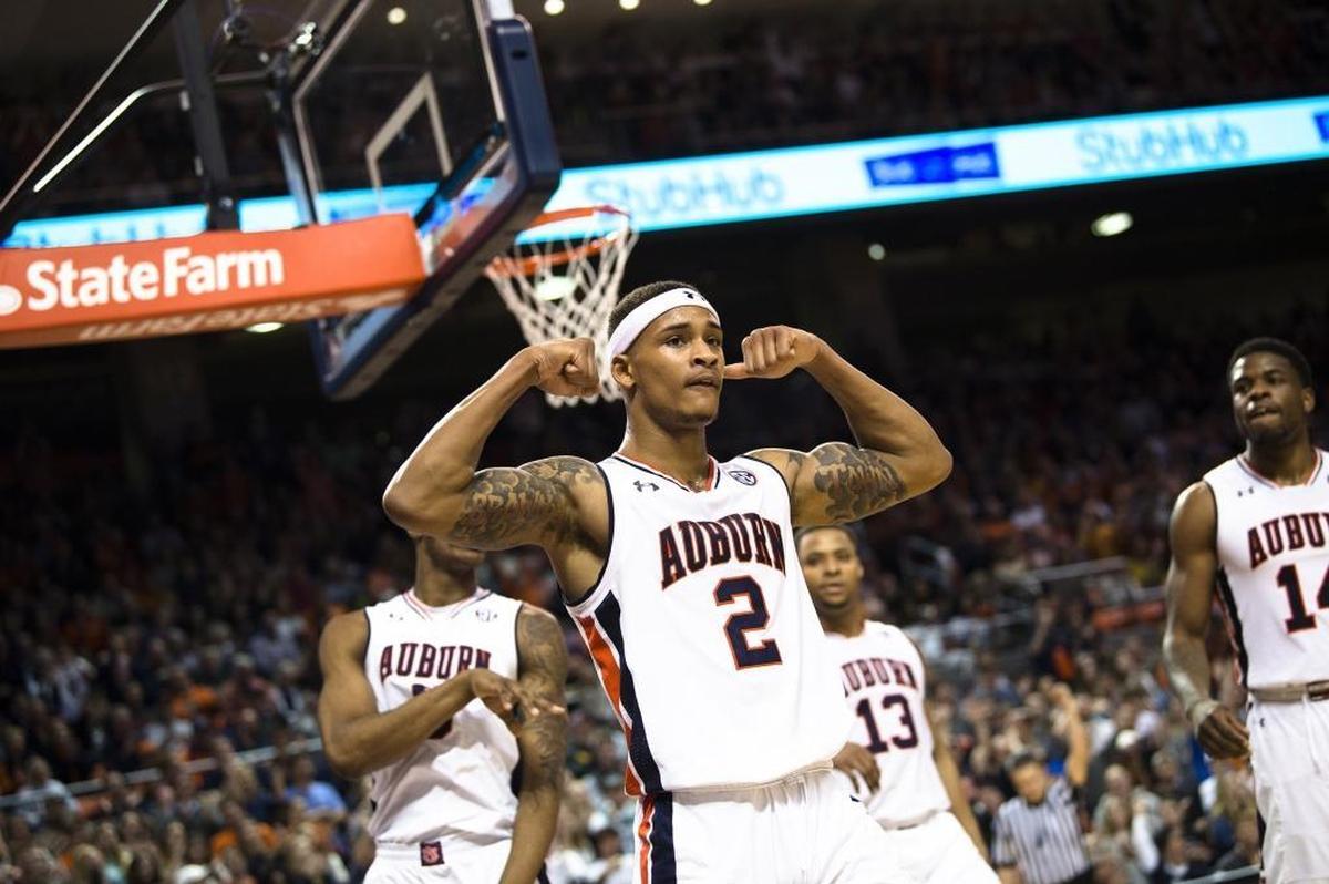 Auburn guard Bryce Brown has made more career three-point shots (374) than any SEC men's basketball player in history except for ex-Tennessee star Chris Lofton (431).
