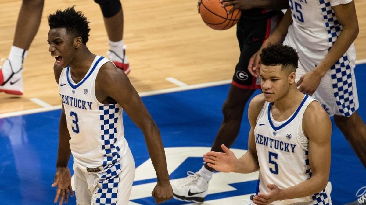 Kevin Knox, right, and Hamidou Diallo are both projected as first-round NBA Draft picks this year.