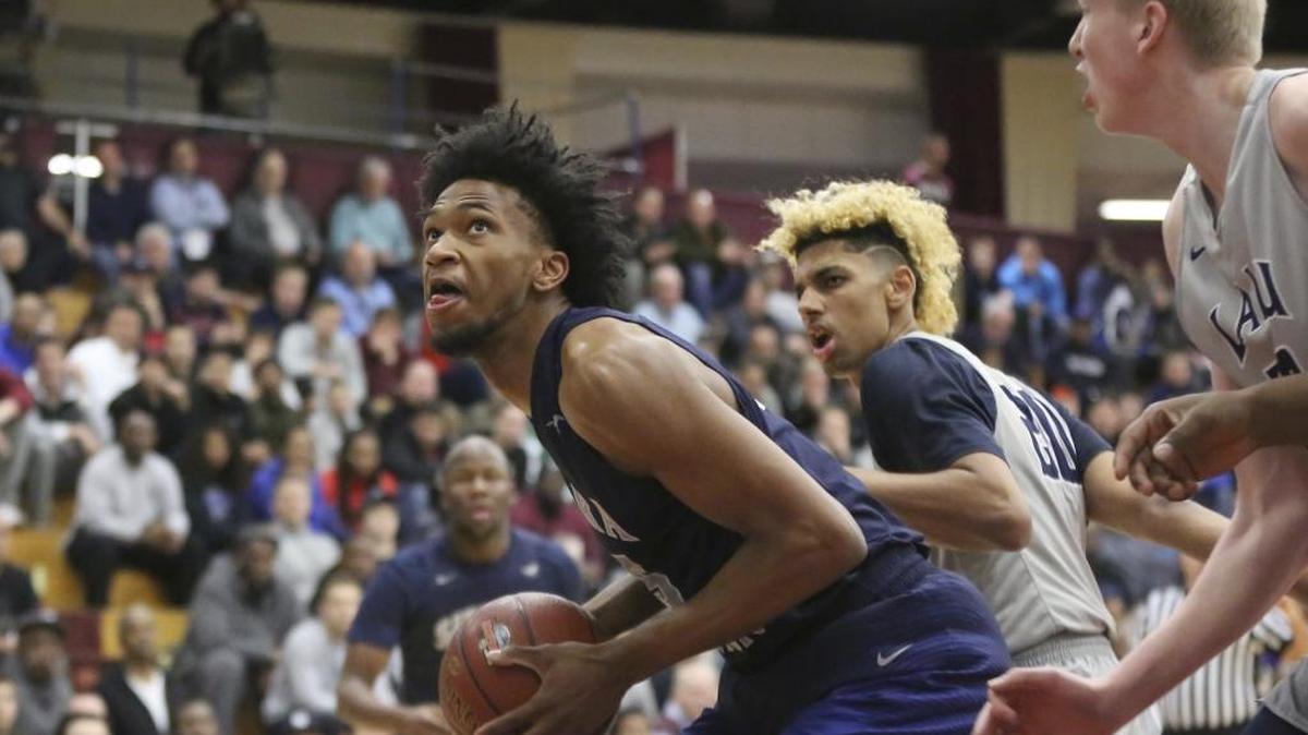 Marvin Bagley, left, is ranked by Scout.com as the No. 1 basketball recruit in the class of 2018.