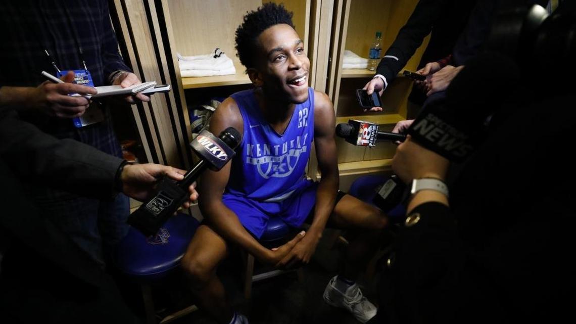 Kentucky point guard Shai Gilgeous-Alexander contributed 19 points, eight rebounds, seven assists and five steals to UK’s NCAA Tournament-opening win over Davidson on Thursday night. He said Friday he’s ready for whatever Buffalo has in store for him Saturday.