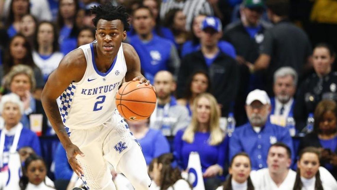 Jarred Vanderbilt is averaging 5.9 points and a team-best 7.9 rebounds for Kentucky this season. He has played in only 14 games after missing the first half of the season with a foot injury.