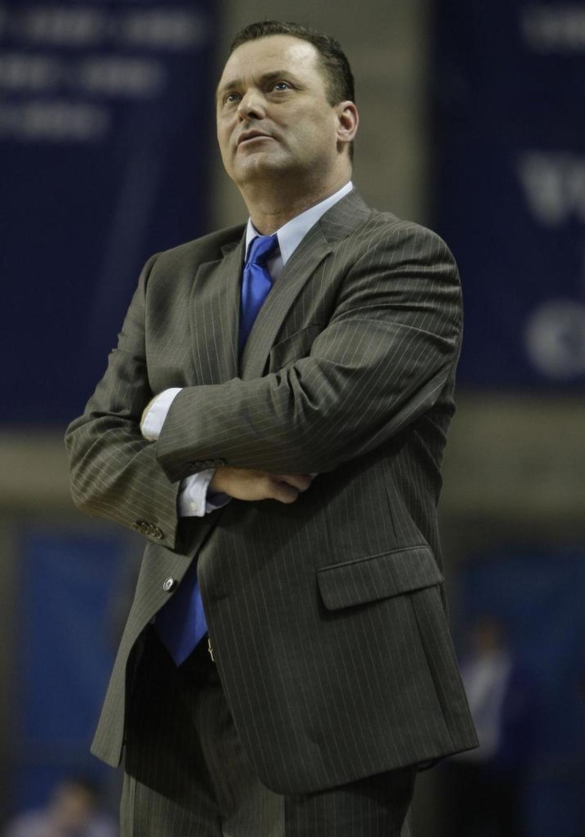 Billy Gillispie had a 40-27 record in two seasons at Kentucky.