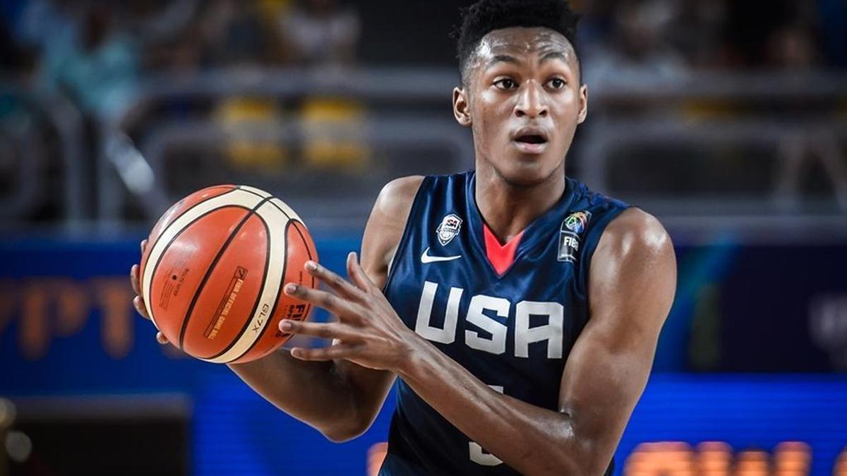Five-star point guard Immanuel Quickley played for John Calipari’s USA Basketball U19 squad in Egypt earlier this summer.