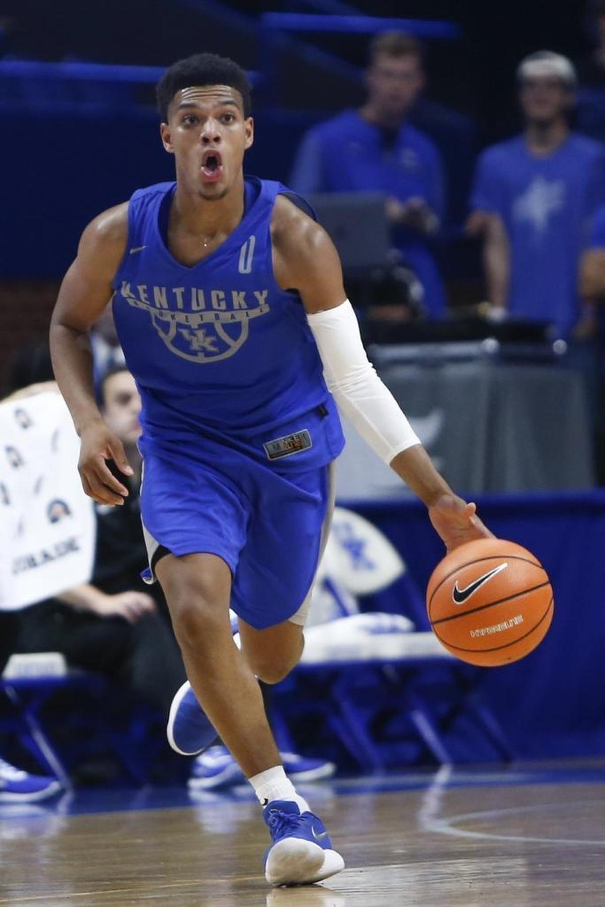 Quade Green had a team-high seven assists Friday night.