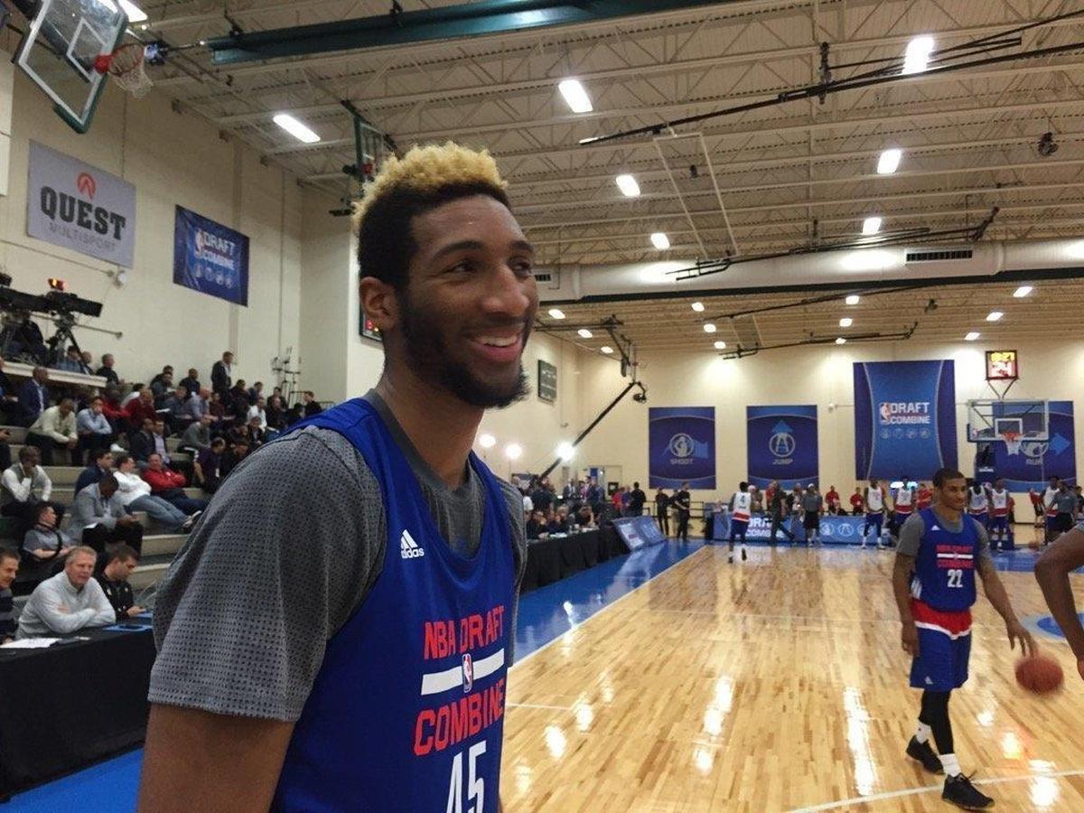 Marcus Lee attended the NBA Combine in Chicago last year before deciding to return to college basketball.