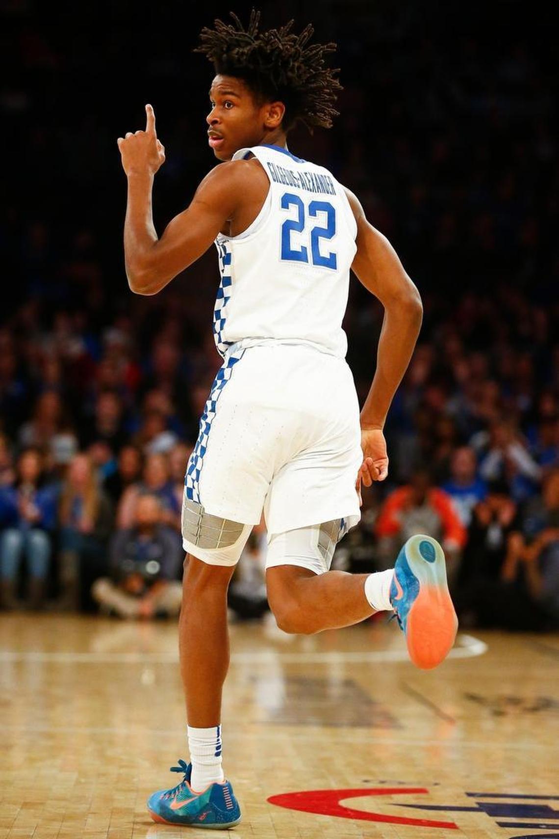Kentucky guard Shai Gilgeous-Alexander was teammates with Virginia Tech’s Nickeil Alexander-Walker in high school.