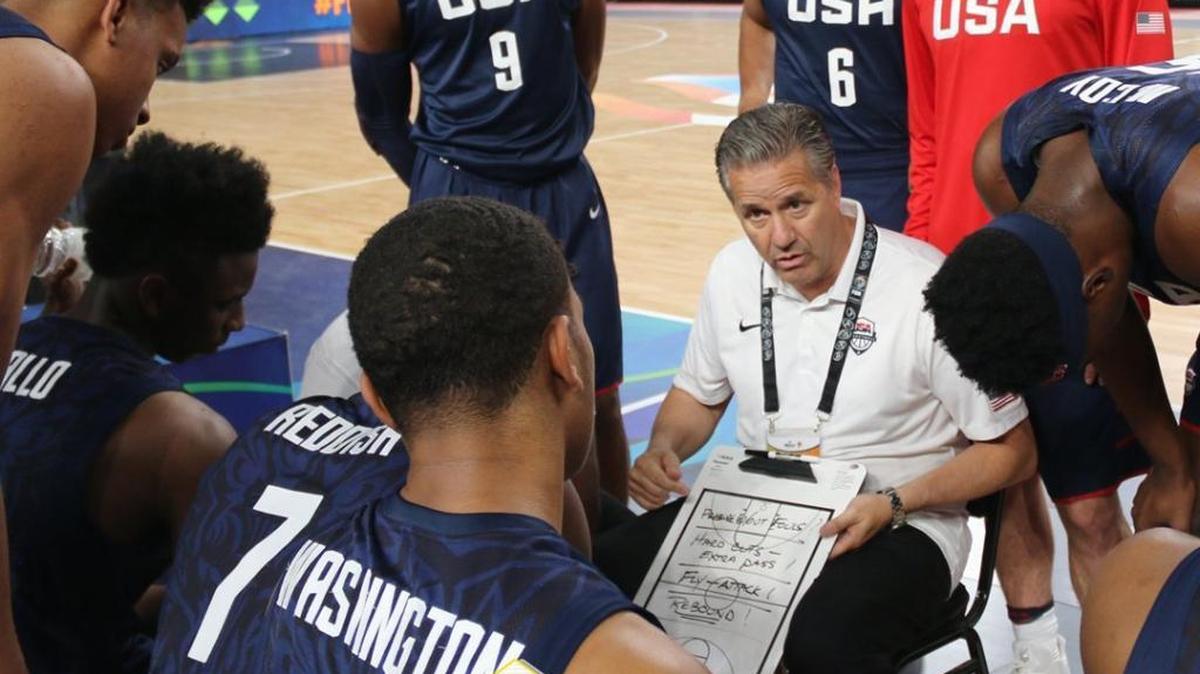 Kentucky’s John Calipari is the head coach for Team USA in the FIBA U19 World Cup.