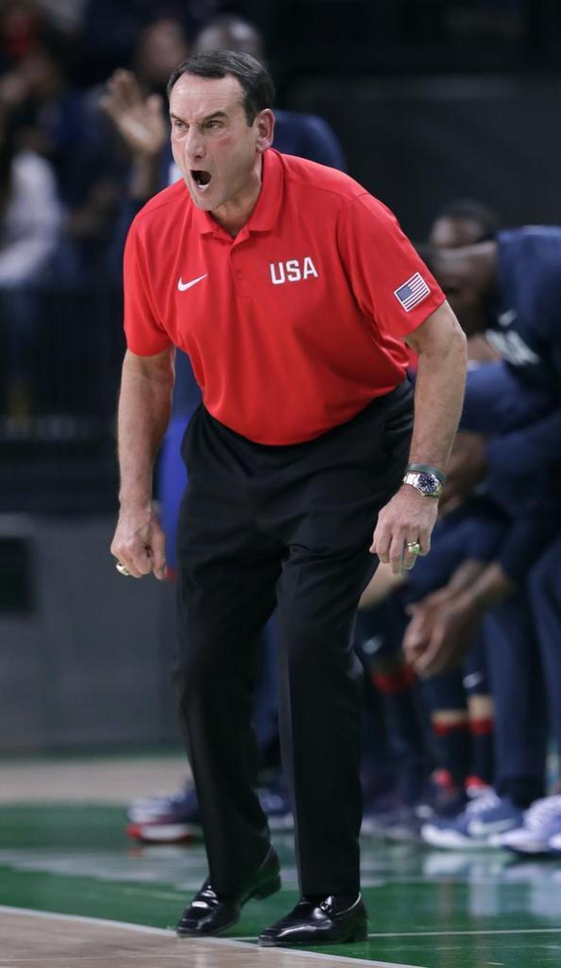 Mike Krzyzewski led USA Basketball to three Olympic gold medals.