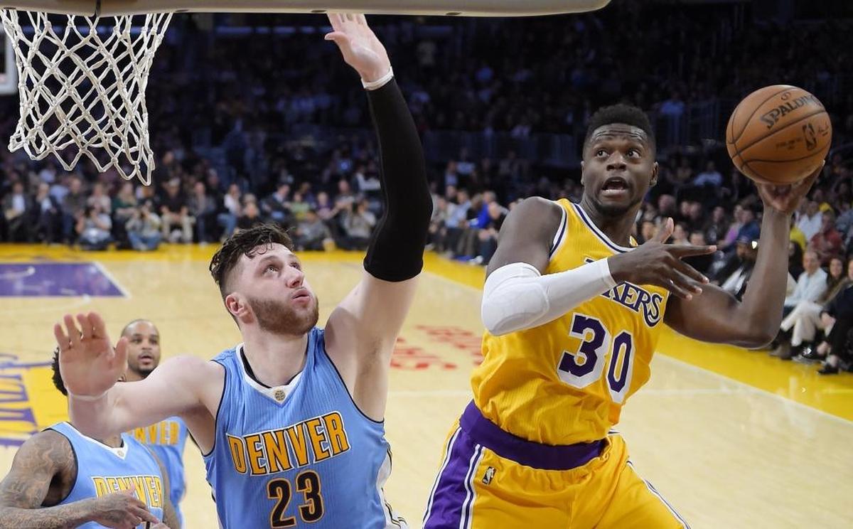 Julius Randle averaged 13.2 points, 8.6 rebounds and 3.6 assists for the Los Angeles Lakers last season.