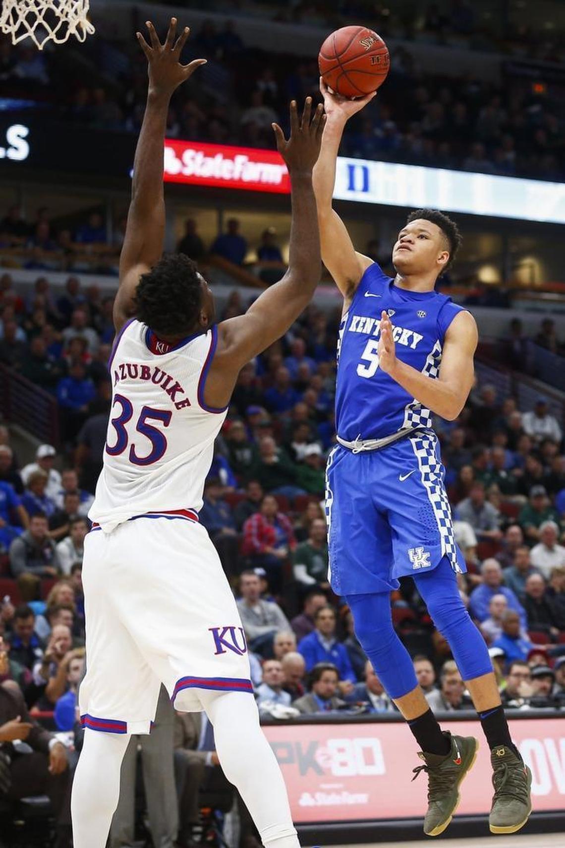 Kevin Knox picked Kentucky over Duke in May.